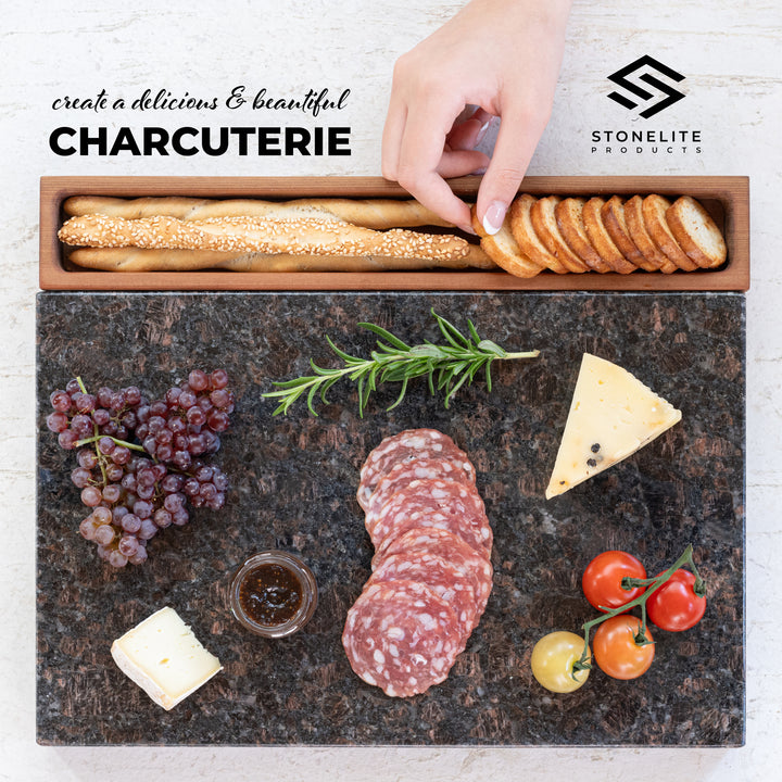CHEESE/CHARCUTERIE BOARD | Tan Brown | 14 x 11