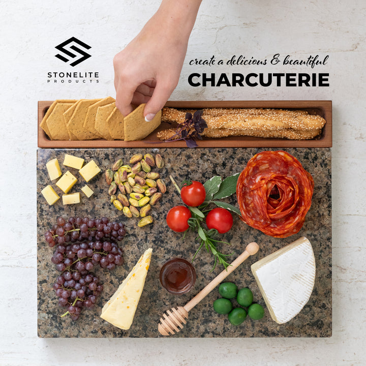 CHEESE/CHARCUTERIE BOARD | Tropical Brown | 14 x 11