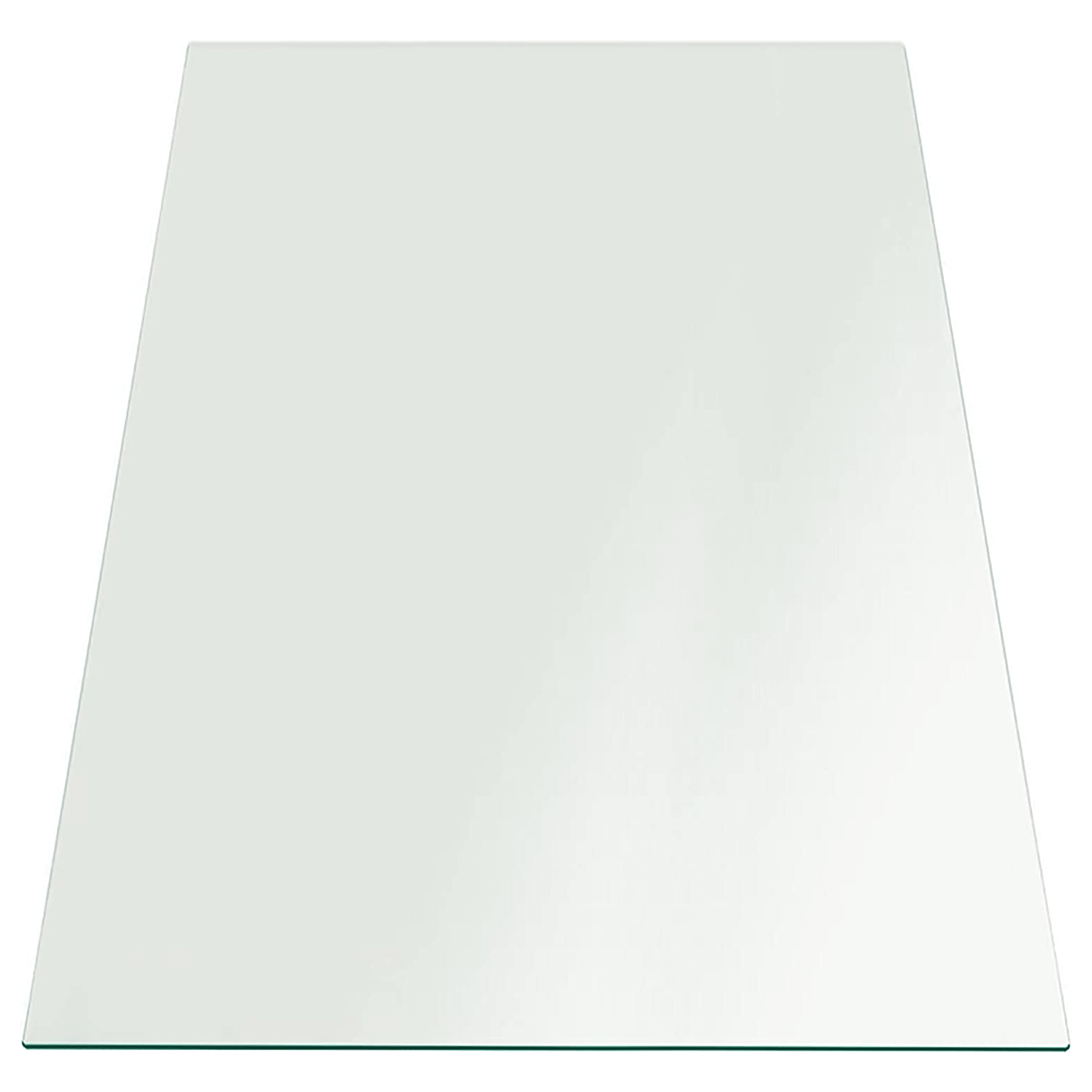 Glass Rectangular Platform GLASS TABLETOP | Rectangular | 24
